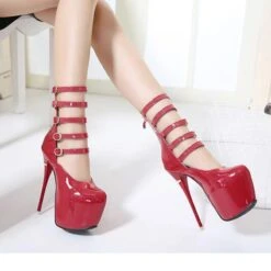 Strapped In Heels 9 Strapped In Heels -Gothic Clothing Store product image 507909383
