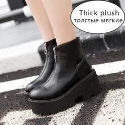 FRANKY PLATFORM BOOTS -Gothic Clothing Store product image 517132232