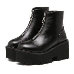 FRANKY PLATFORM BOOTS -Gothic Clothing Store product image 517132236