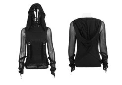 Vintage Emo Hooded Top -Gothic Clothing Store product image 6383546