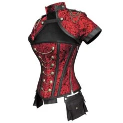 Retro Addiction Steel Bones Overbust Corset -Gothic Clothing Store product image 759425383