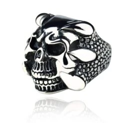 Grotesque Skeleton Ring