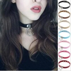 Double Ring Goth Choker -Gothic Clothing Store product image 83367367