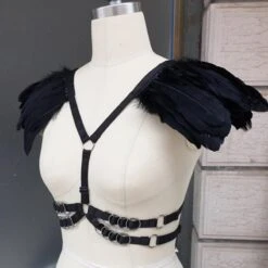 Dark Angel Feather Harness -Gothic Clothing Store product image 84401049