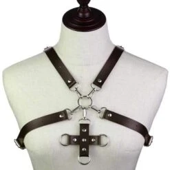 Cross Of Revelation Leather Harness -Gothic Clothing Store product image 941213464