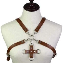 Cross Of Revelation Leather Harness -Gothic Clothing Store product image 941213466