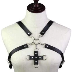Cross Of Revelation Leather Harness -Gothic Clothing Store product image 941213473