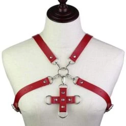 Cross Of Revelation Leather Harness -Gothic Clothing Store product image 941213477