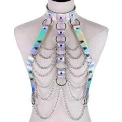 Holographic Harness -Gothic Clothing Store product image 949183855