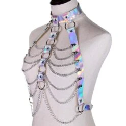 Holographic Harness -Gothic Clothing Store product image 949183856