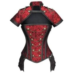 Retro Addiction Steel Bones Overbust Corset -Gothic Clothing Store product image 967677155