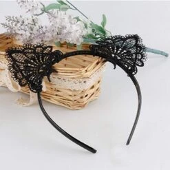 Cute Cat Ear Lace Headband -Gothic Clothing Store product image 97886332