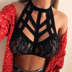 Sexy Temptation Hollow Out Bra 18 Sexy Temptation Hollow Out Bra -Gothic Clothing Store product image 990723574