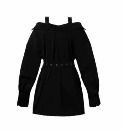 Black Suspender Dress -Gothic Clothing Store q10