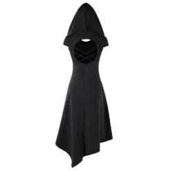 Asymmetrical Sleeveless Hoodie -Gothic Clothing Store q1 3b4b305a 5b3c 4a16 b7f1 4c1f49c4f2c9