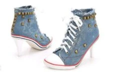 Denim High Heels Shoes -Gothic Clothing Store q2 a3384d6e e496 46db ba8f 1d2d0743a791