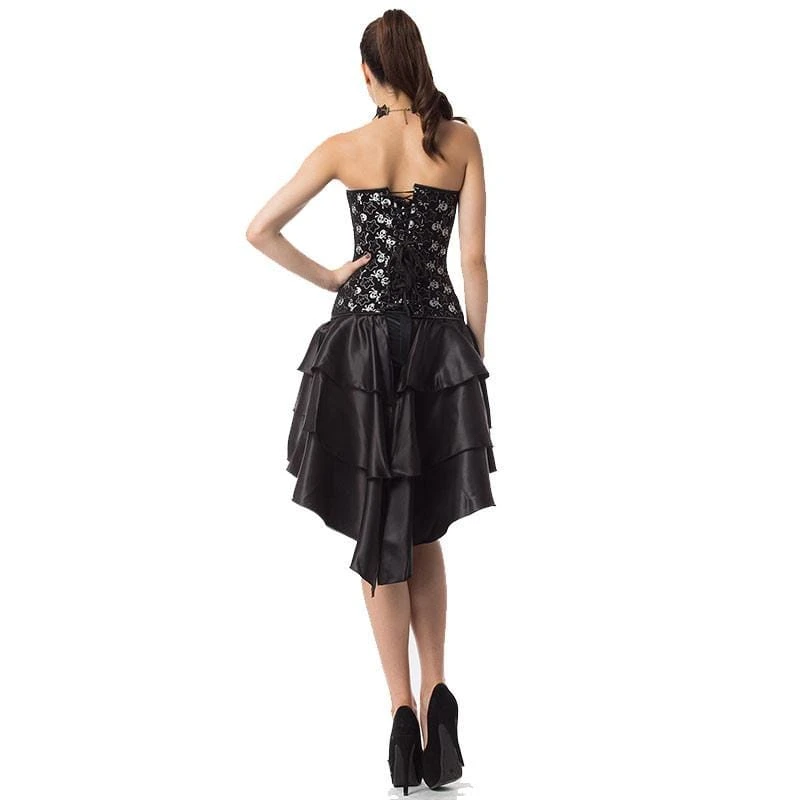 White Pirate Steel Boned Corset 10 White Pirate Steel Boned Corset - Image 10