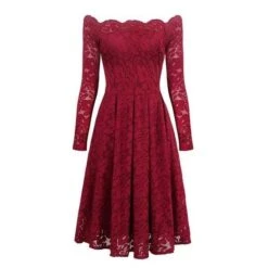 Mystery Lace Floral Dress -Gothic Clothing Store red b077a3cb db30 4c8e 82a9 cc4ce4d57f8d