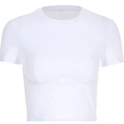 Gothic Hollow Crop Top -Gothic Clothing Store shirt13