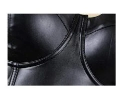 Gothic Faux Leather Bustier Crop Top -Gothic Clothing Store snip 20181015172420