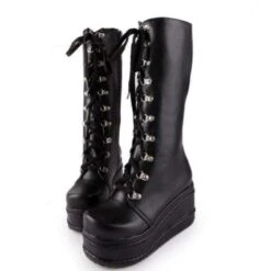 Stack Pack Platform Boots -Gothic Clothing Store stack pack boots grande bf1ab4b5 abbf 4c44 a4a4 3784619939e5