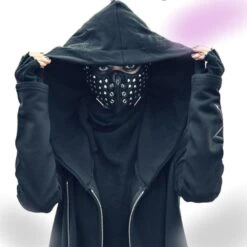 Mysterious Assassin Rivet Mask 14 Mysterious Assassin Rivet Mask -Gothic Clothing Store superiormask
