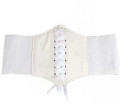 Deathrock Waistband Belt Corset -Gothic Clothing Store white 36da2cf5 d750 4fe2 9494 6d2372b727dd