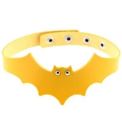 Bat Choker Necklace -Gothic Clothing Store yellowbat