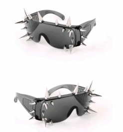 Gothic Rivet Punk Glasses -Gothic Clothing Store z1