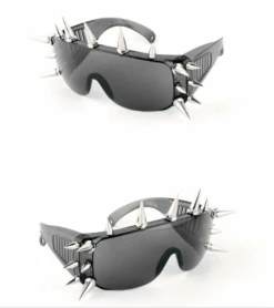 Gothic Rivet Punk Glasses -Gothic Clothing Store z2