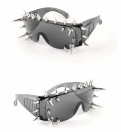 Gothic Rivet Punk Glasses -Gothic Clothing Store z3